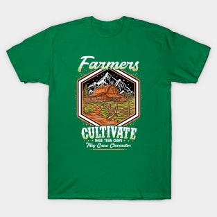 Farmers Farm Farming Quotes Sayings Gift T-Shirt